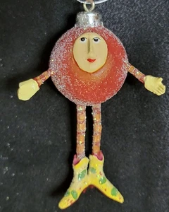 Dept 56 Patience Brewster Mini Krinkles Red Bulb Man Christmas Ornament n08 - Picture 1 of 4