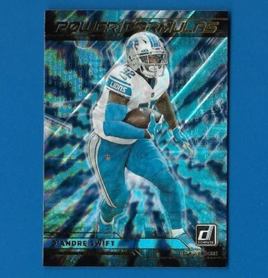 2021 Panini Donruss Football D'Andre Swift Power Formulas, Detroit Lions #PF1 - Image 1 of 2
