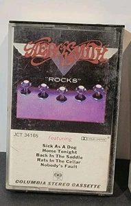 Aerosmith "Rocks" Cassette Tape 1976 CBS Columbia PCT 34165 - Picture 1 of 2