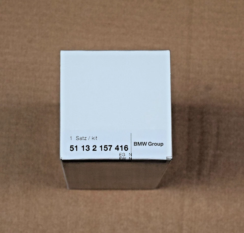 Juego de embellecedores originales BMW 51132157416 con pad R56 white - Imagen 1 de 3