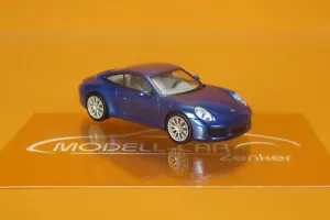 Herpa 038546-002 Porsche 911 Carrera 2S blu zaffiro metallizzato 1:87 NUOVO modello - Foto 1 di 2