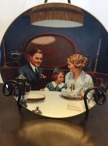 Norman Rockwell "The Birthday Wish" collectible plate #18781 H - Picture 1 of 3