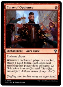 Curse of Opulence 0150 Non Foil Uncommon Murders at Karlov Manor MTG Near Mint - Picture 1 of 2