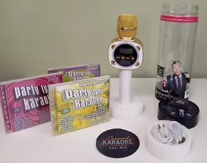 SINGING MACHINE Carpool Karaoke Mic Bluetooth New Open Box Package Damaged - Picture 1 of 11