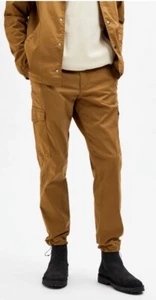 Herren Chinohose Cargos Hose 34 W 32 L Kippbündchen Hybrid Selected Homme - Bild 1 von 19