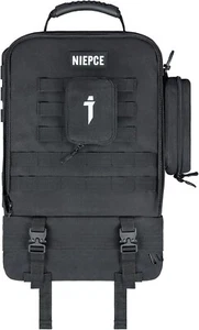 Niepce Techwear Fashion Cyberpunk Black Kanji Backpack - Anti-Theft - NIB - Picture 1 of 8