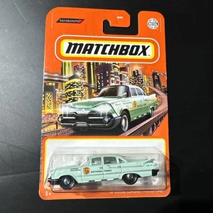 2021 Matchbox #71 '59 Dodge Coronet Auto della Polizia VERDE | PARCHI NAZIONALI - Foto 1 di 2