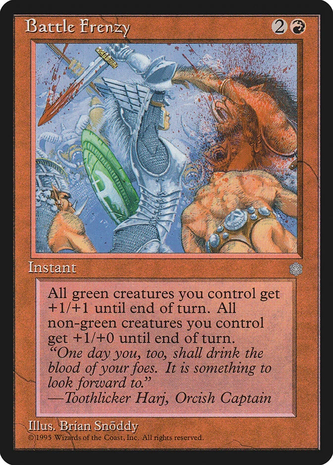 Magic the Gathering (mtg): ICE: Battle Frenzy  (x 4) - Image 1 of 1