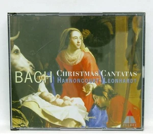 HARNONCOURT, LEONHARDT - JS BACH christmas cantatas TELDEC 3xCDs NM - Imagen 1 de 2