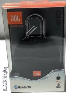 ORIGINAL BRAND NEW IN SEALED BOX JBL CLIP3 Bluetooth Speakers Black EXPRESS SHIP - Picture 1 of 1