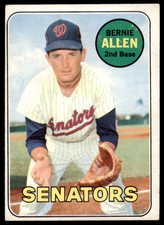 1969 Topps Bernie Allen  VG-EX Washington Senators #27