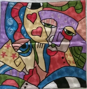 Hand Embroidered Throw Pillows silk - Picture 1 of 17