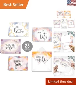 25 Ermutigungs-Grußkarten mit weißen Umschlägen - 5 durchdachte Motive - Bild 1 von 8