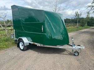Brandneu Sport 8x5 Motorrad Anhänger ✅British Racing Green ✅ UK Lieferung - Bild 1 von 20