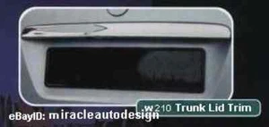 Chrome Trunk Lid Trim For 1995-2002 Mercedes Benz U.S.A. Version W210 E-Class - Picture 1 of 6