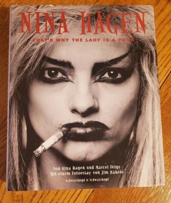 NINA HAGEN That's Why The Lady Is a Punk w/ Feige 2002 GERMAN 1st First Edition - image 1 of 4