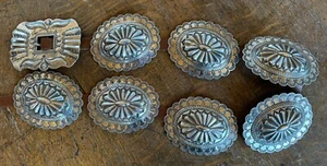 Hosteen Goodluck Navajo Silver Concho Belt - Picture 1 of 23