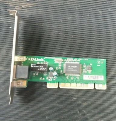 D-LINK DFE-520TX 8DFE520TX1A2G PCI NETWORK CARD (IN7S2) - Image 1 of 4