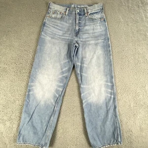 Gap Teens Jeans Girls 20 Low Stride Straight Leg Relaxed Fit Light Wash Baggy - Picture 1 of 12