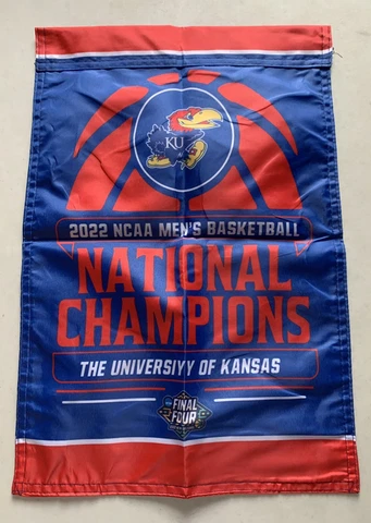 Kansas Jayhawks NCAA national Champions Garden Flag Cover