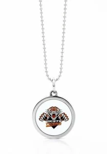 WEST TIGERS NRL LOGO ROUND PENDANT CHAIN NECKLACE JEWELLERY ACCESSORIES - Picture 1 of 1
