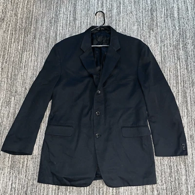 J. Ferrar Classic Fit 44 Regular Mens Sport Coat Jacket Black - Image 1 of 4