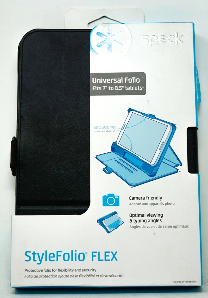 Speck StyleFolio [73250-B565] Flex Universal Case (7" to 8.5" Tablets) - Black - Image 1 of 2