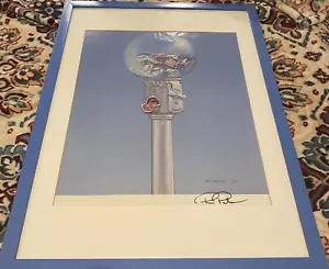 Ultra Rare Volkswagen Artist Ron Petro Signed VW Gumball Machine Poster - Picture 1 of 4