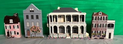 4 piece ofSheila's Wood Collectibles Decor - all South Carolina -1990's - Image 1 of 4