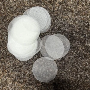 Organza round cuts 20pcs DIY material to make dress decor, flowers, accessories - Picture 1 of 71