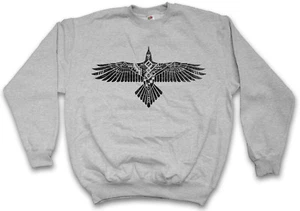 ROBOT RAVEN PULLOVER SWEATSHIRT Science Technology Engineer Mechanic Clockwork - Picture 1 of 1