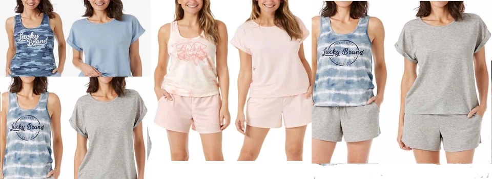 Lucky Brand Women's 2 or 3 Piece Pajama Set S-XXL New - Image 1 of 1