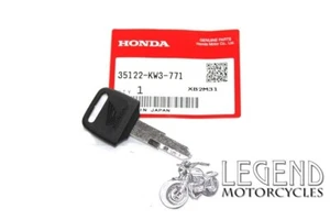 Genuine Honda Key Blank 35122-KW3-771 CBR600 CBR900 VFR750 CB500 Xl XR -- J15 - Picture 1 of 1