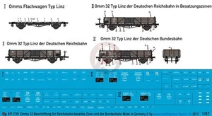Peddinghaus 1/87 (HO) Ferrocarril alemán plataforma tipo Ommr 32 marcas ""Linz"" 2781 - Imagen 1 de 1