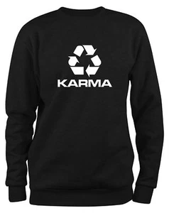 Styletex23 Sweatshirt Herren Karma Recyling Symbol - Bild 1 von 6
