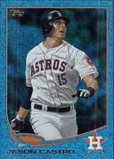 2013 Topps Silver Slate Blue Sparkle Wrapper Redemption Card #640 Castro