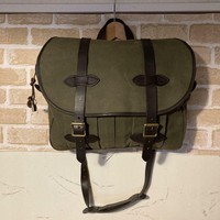 filson leather duffle bolsa