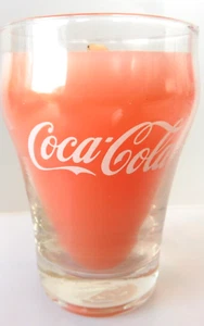 COCA COLA® BOUGIE DANS UN VERRE COCA COLA ORANGE 8 cm H x 5 cm Ø N° 2185 - Imagen 1 de 4
