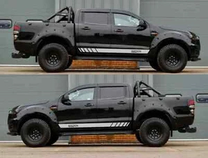 Fits Isuzu Dmax Side Stripes Graphics Decals Both Sides Any Year Mountains - Picture 1 of 2