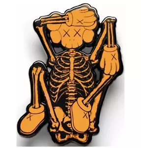 Kaws Fortnite Skelettnadel - orange Emaille - Bild 1 von 1