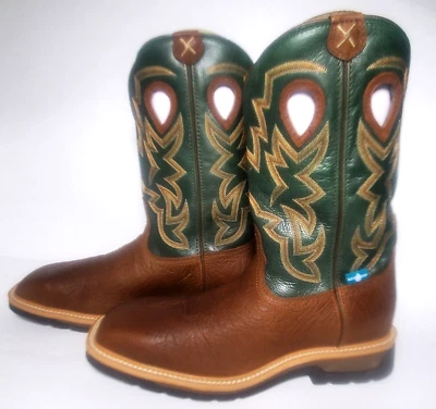 Bota de trabajo Twisted X Lite impermeable para hombre, puntera de acero, talla 11, MLCSW01 Foto 1 de 4