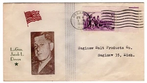 Linto WWII Patriotic 1945 Decatur IL L.- General Jacob L. Devers - Picture 1 of 2