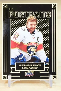 2022-23 Upper Deck UD Portraits #P-26 Aleksander Barkov - Florida Panthers - Picture 1 of 2