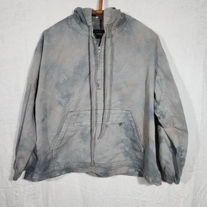 STAMPD 1/4 Zip Hooded Pullover Jacket - Size S - Cotton - Picture 1 of 10