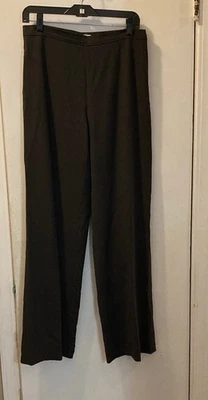 Pantalón Ancho Lana Marrón Vintage AGNONA Italia 44 25-517-1 Foto 1 de 4