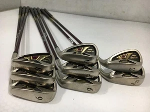 YONEX Royal DTP Iron Set 8pcs 6-9, PW, AW, AS, SW REXIS XELA Shaft Flex R RH - Picture 1 of 4