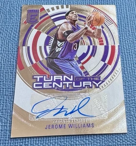 2023-24 Donruss Elite Turn of the Century Autograph Jerome Williams Auto TCS-JWT - Picture 1 of 2
