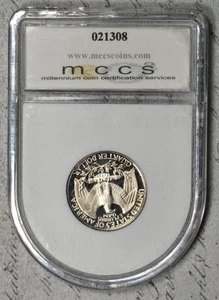 1992-S Washington Quarter Rare MCCS Holder! #11FAZ - Picture 1 of 2
