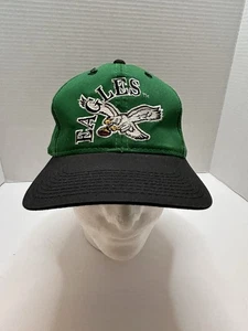 Philadelphia Eagles Drew Pearson Kelly Verde NFL Snapback Sombrero De Colección Años 90 ☼ - Imagen 1 de 7