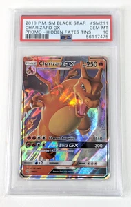 2019 Pokemon SM Black Star Promo Hidden Fates Tins Charizard GX #SM211 PSA 10 - Bild 1 von 7